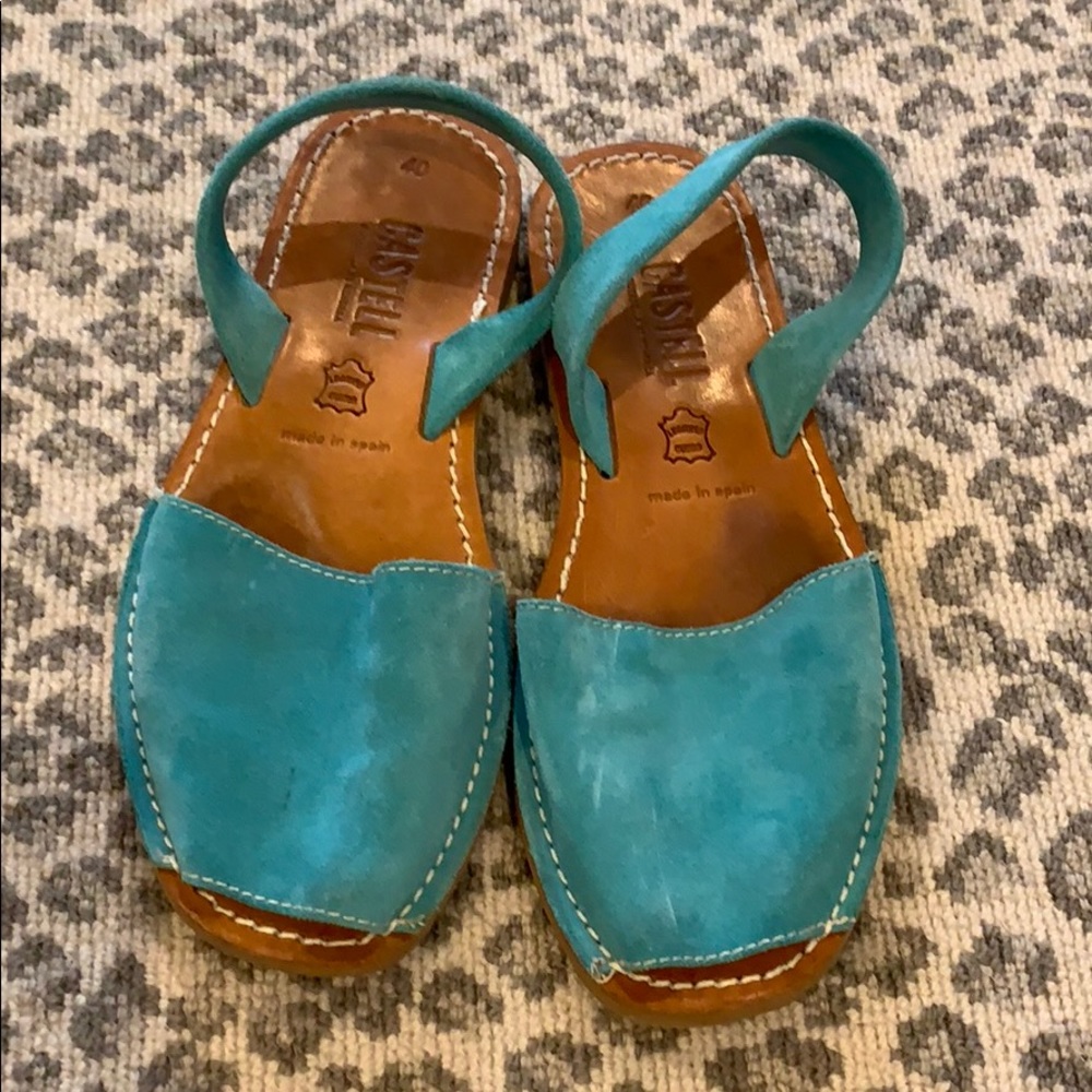 Castell size 40 turquoise sandal